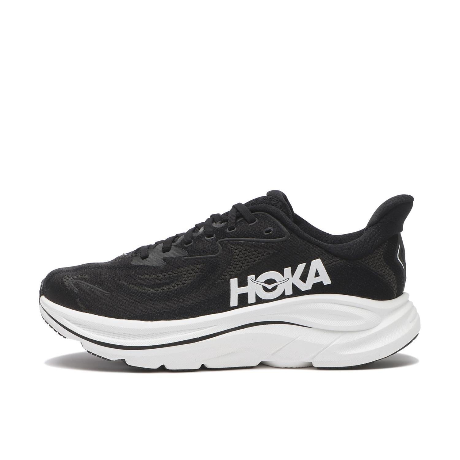 1162031-BWHT Hoka Clifton 10 Black White (Women's )