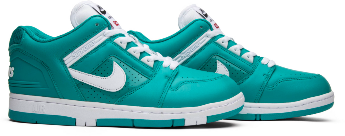 AA0871-313 Supreme à Nike SB Air Force 2 Low "New Emerald" (Men's)