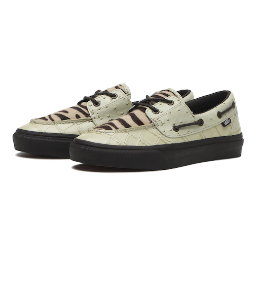 685702-0001 HOUYHNHNM Ã Vans 2 Eyelet Beige Mix (V176CF HYNM) (Men's)