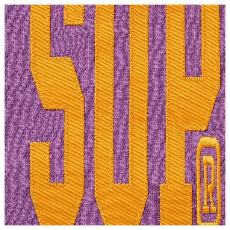 Supreme Stretch Appliqué S/S Top Dusty Purple