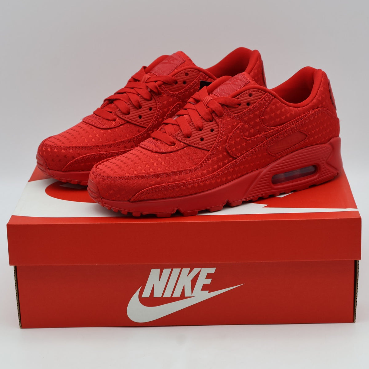 IB6606-600 Nike Air Max 90 Valentineâs Day University Red (2026) (Men's)