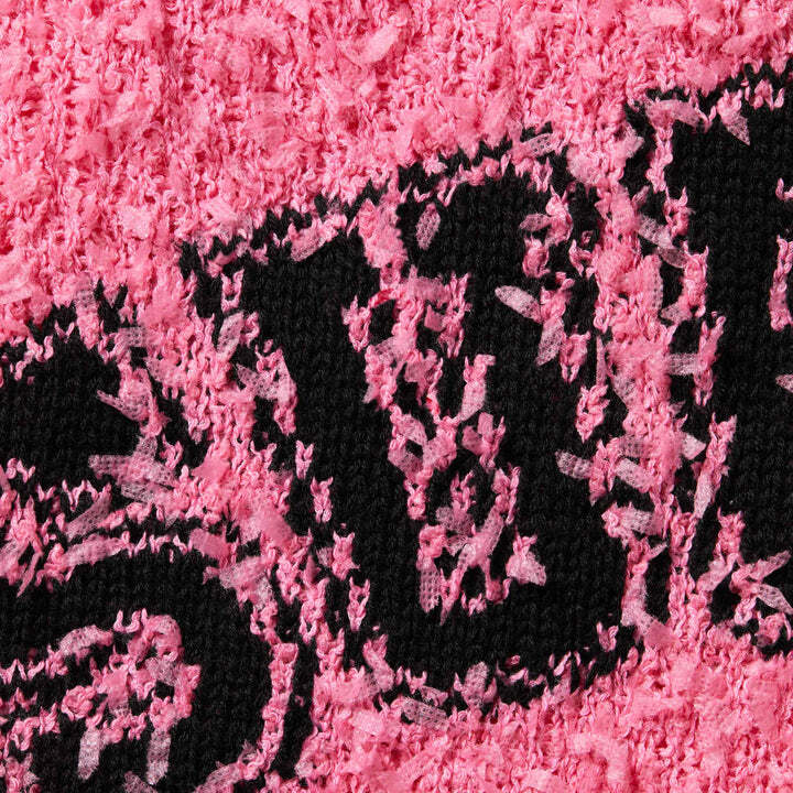 Supreme Textured Arc Sweater Pink