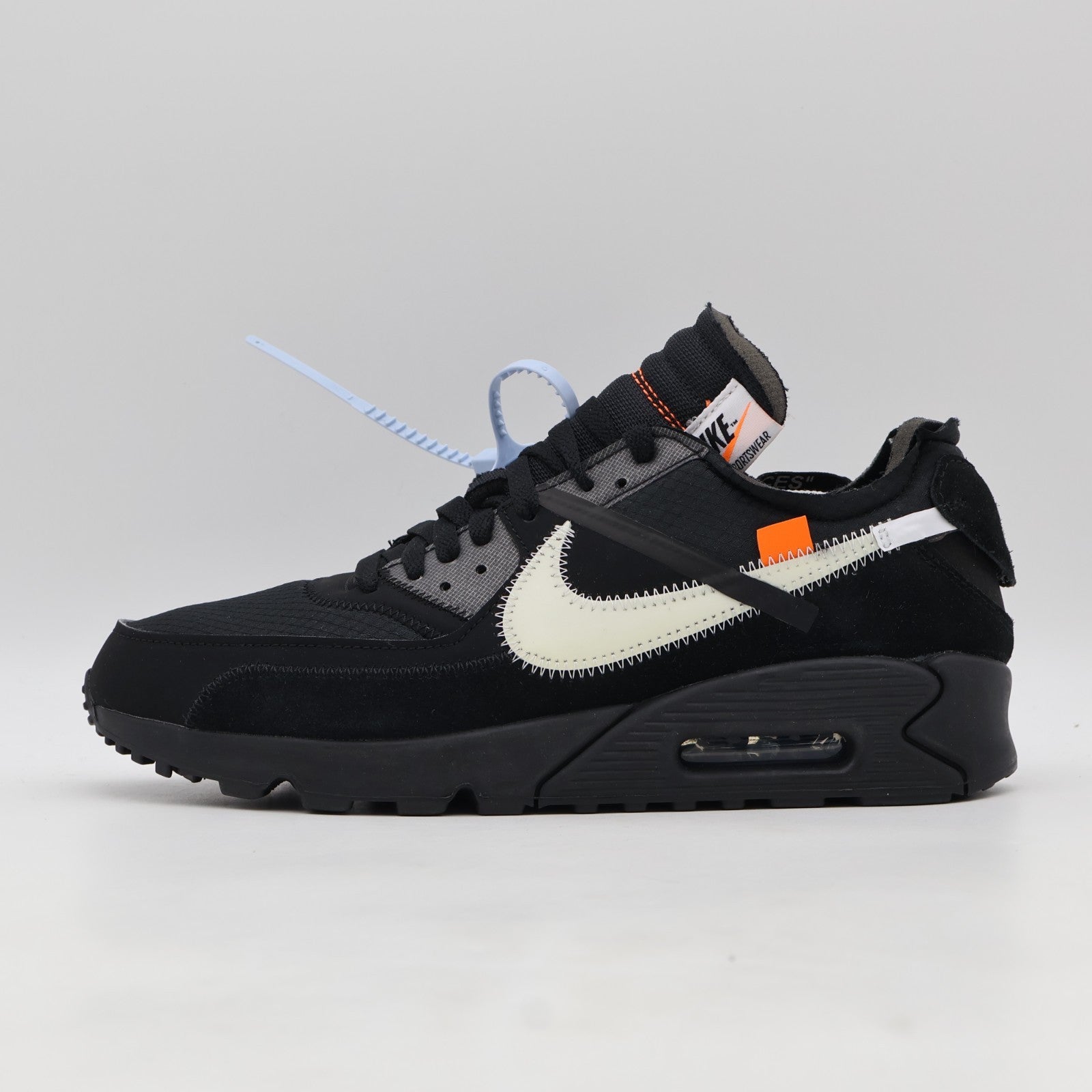 AA7293-001 OFF-WHITE NIKE AIR MAX 90 BLACK CORN (Men's)