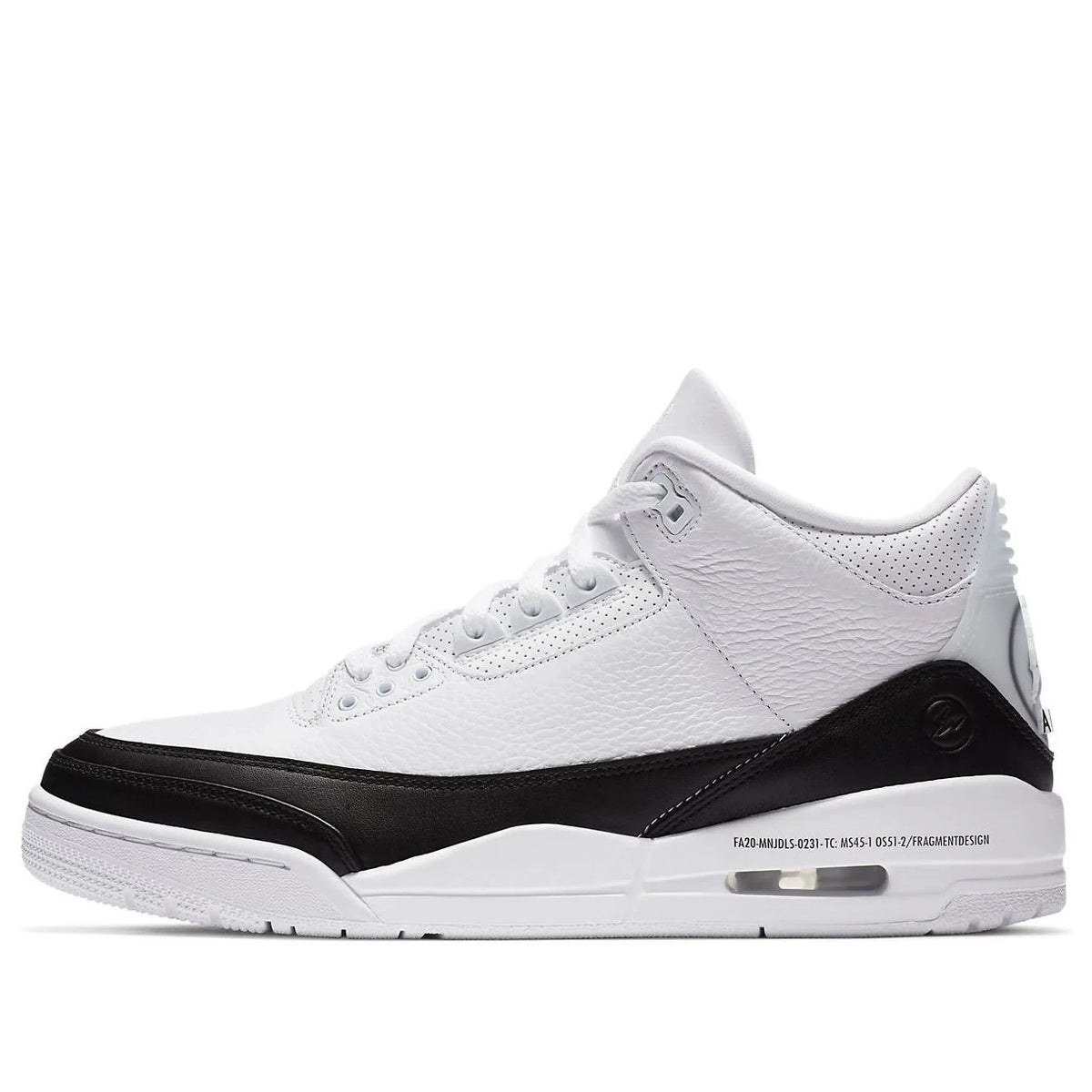 DA3595-100 Fragment à Nike Air Jordan 3 "White/Black" (Men's)