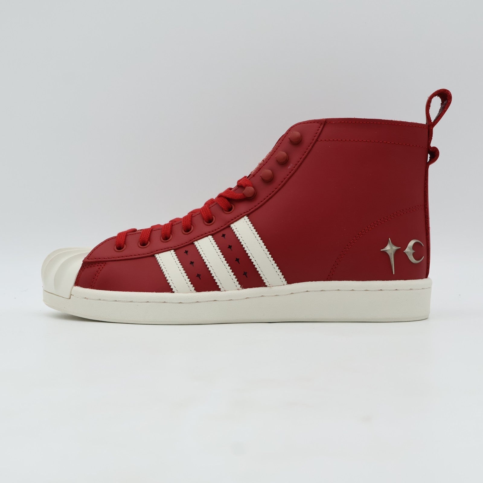 JP6518 THUG CLUB adidas Originals Superstar Boots Luxe Red Off White(Men's)