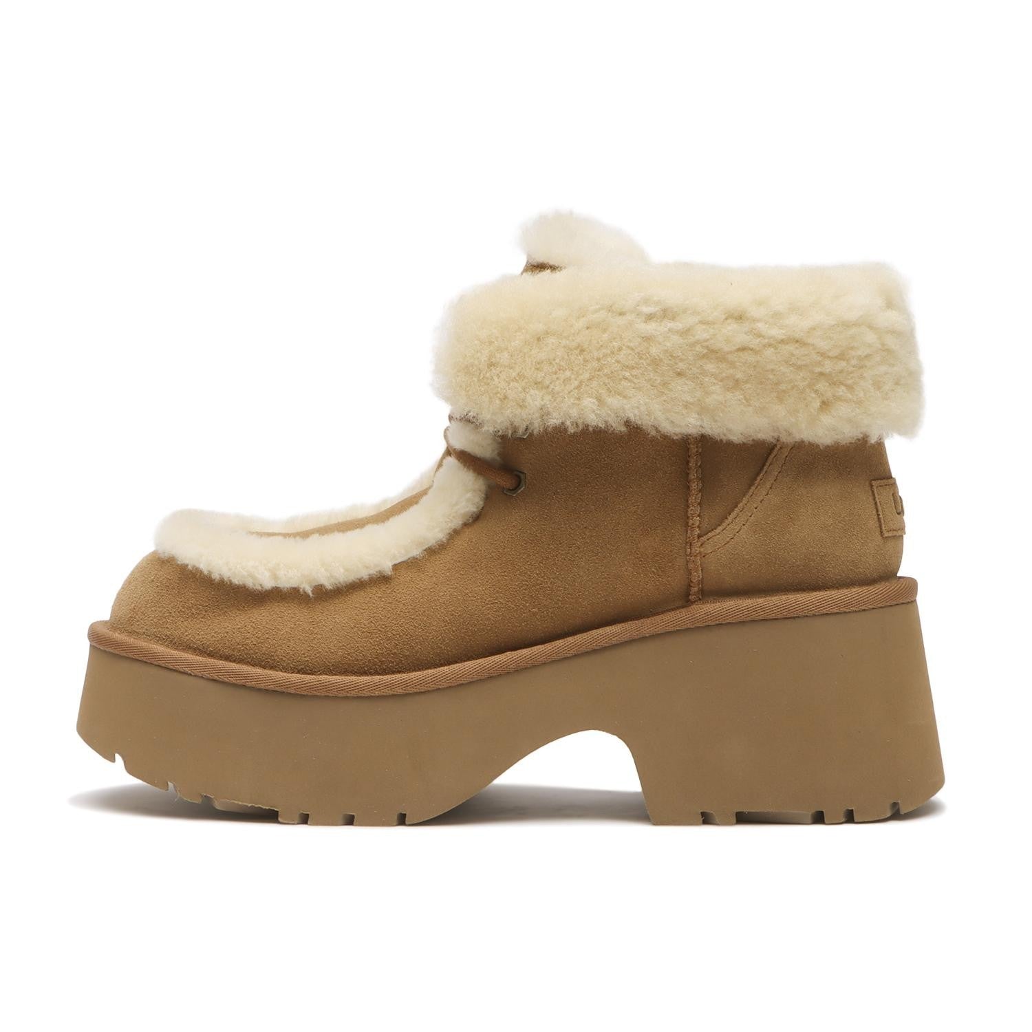 1171532-CHE UGG Esmee Lace Up Chestnut (Women's)
