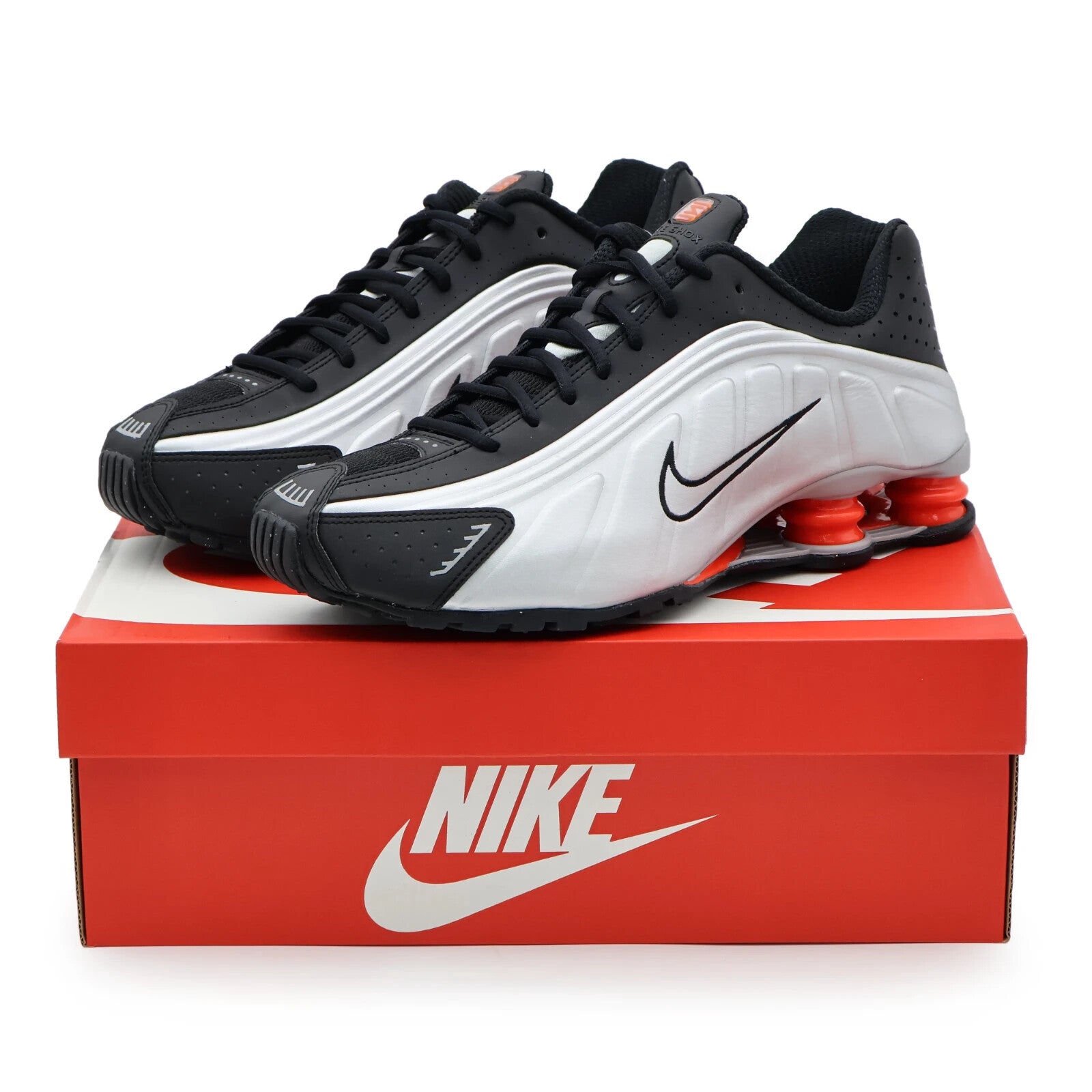 BV1111-008 Nike Shox R4 OG Black and Metallic Silver (Men's)