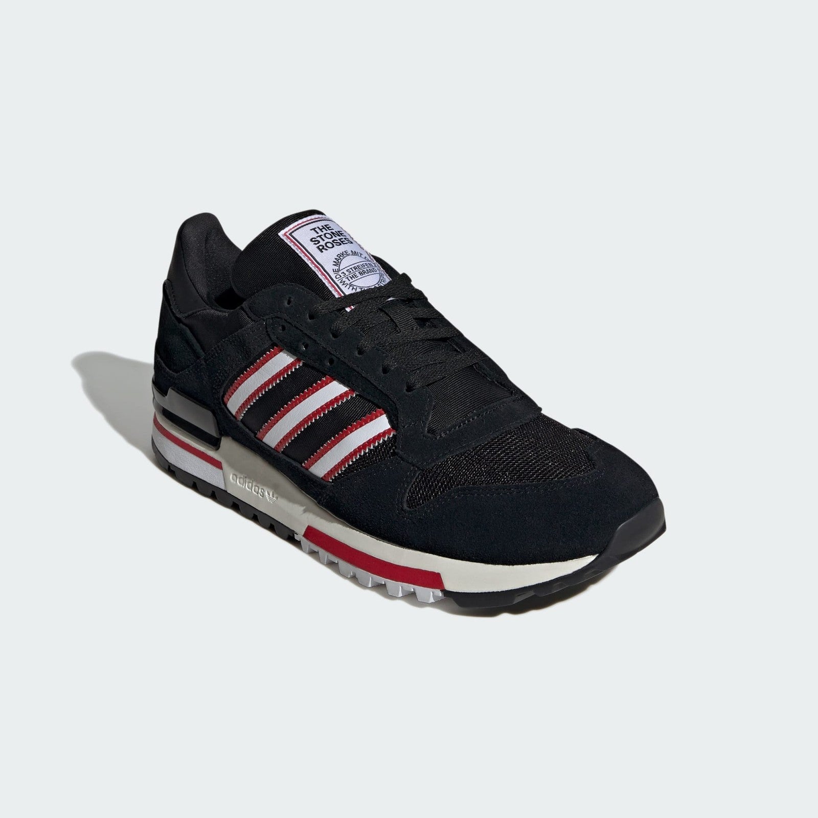 KJ2214 The Stone Roses adidas ZX 600 MUFC Core Black (Men's)