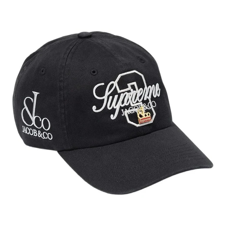 Supreme x La Martina 6-Panel Black