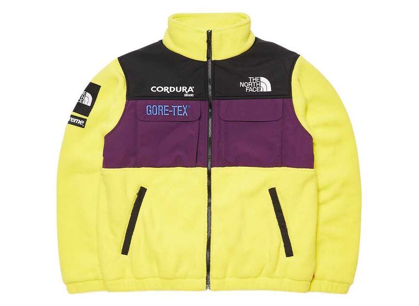 Supreme The North Face® Expedition Fleece Jacket Yellow