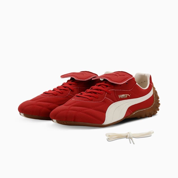 409960-02 Puma Avanti LS "Red Rhythm/Frosted Ivory"