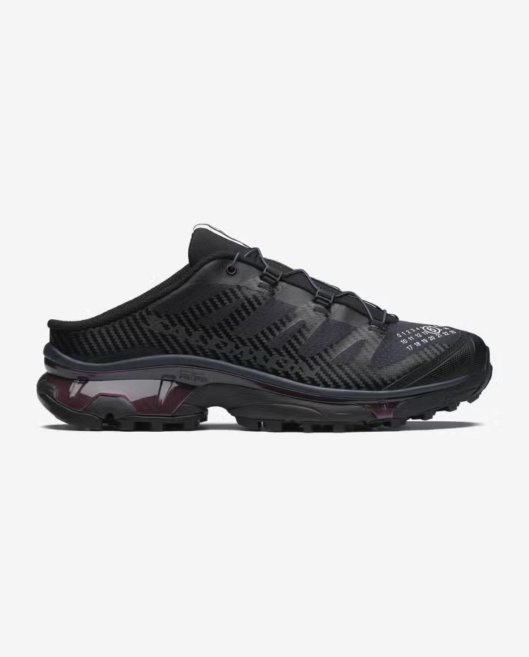 L49201100 MM6 Maison Margiela Salomon XT-4 Mule Black Nine Iron (Men's)