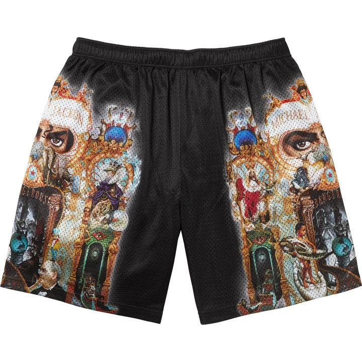Supreme Michael Jackson Dangerous Mesh Short Black