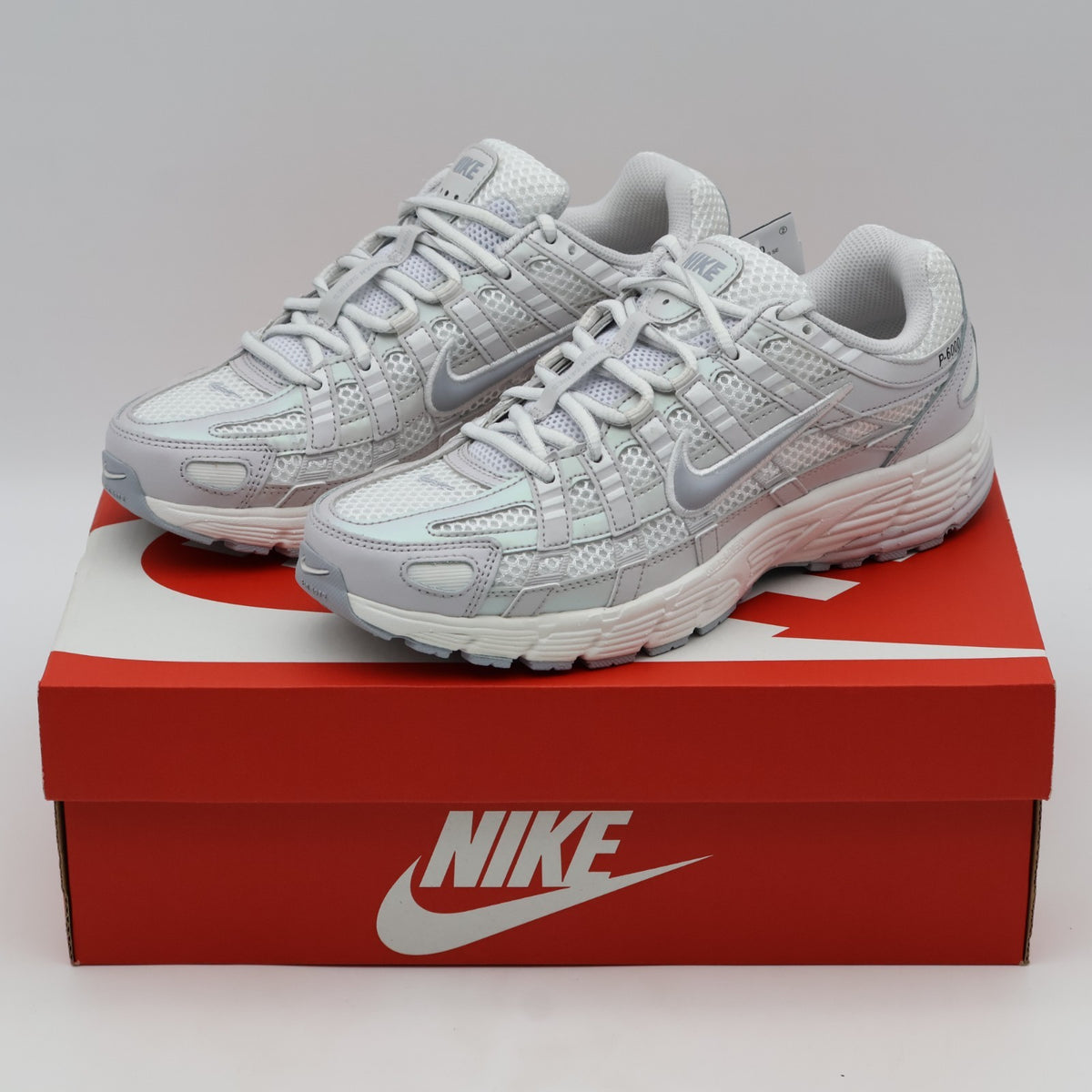 IF1756-100 Nike P-6000 SE Shoes Summit White Vast Grey Wolf Grey (Women's)