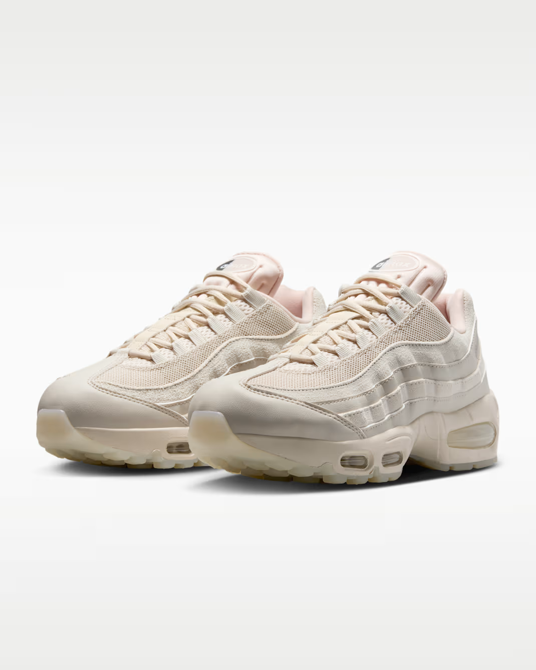 IB6396-101 Nike Women's Air Max 95 Big Bubble "Soft Pearl"