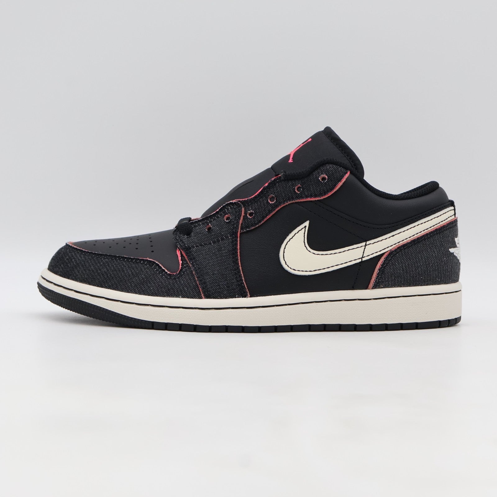 IR0842-010 Nike Air Jordan 1 Low Black Denim (Men's)