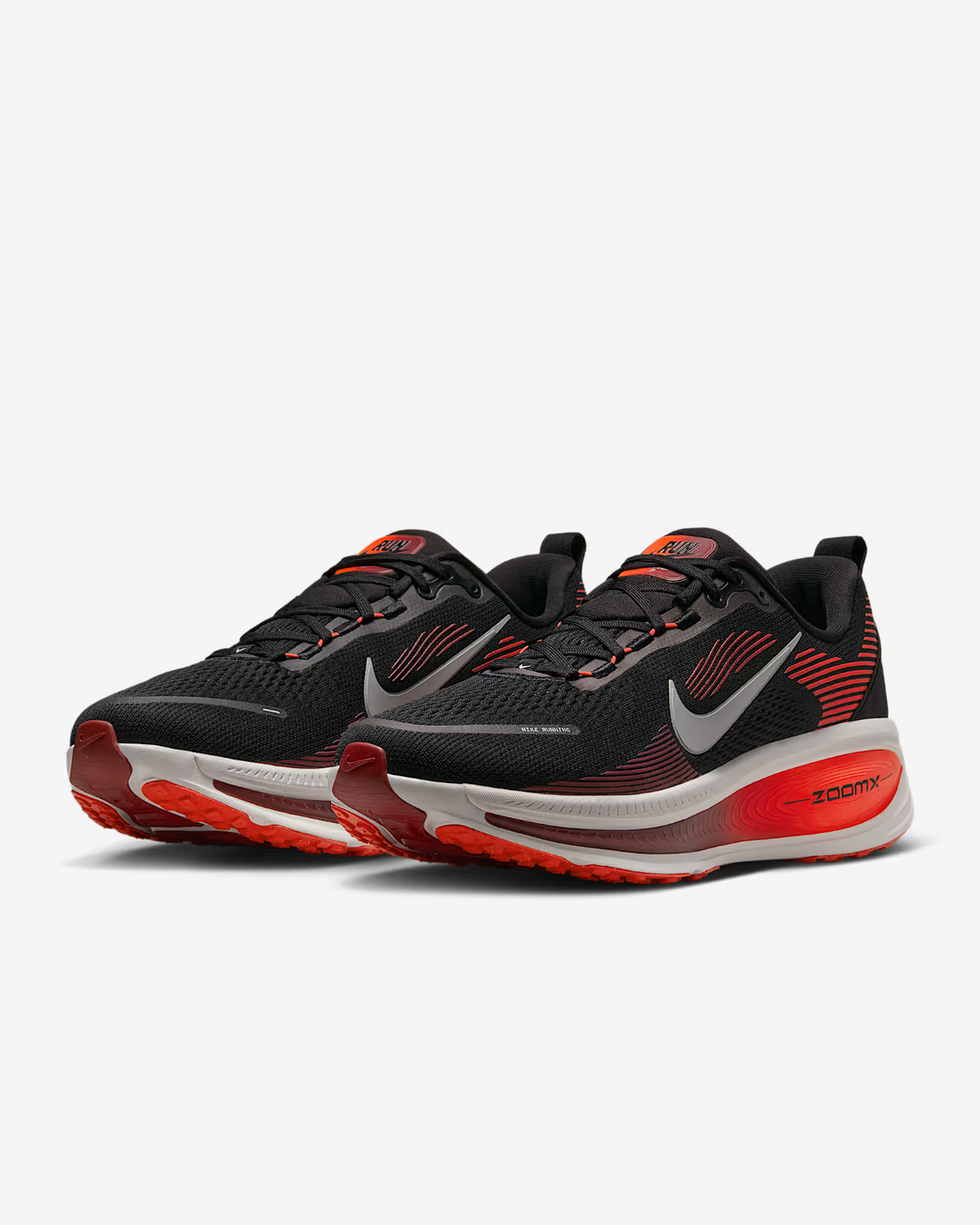 HM6803-008 Nike Vomero 18 Black Bright Crimson Team Red Summit White (Men's)
