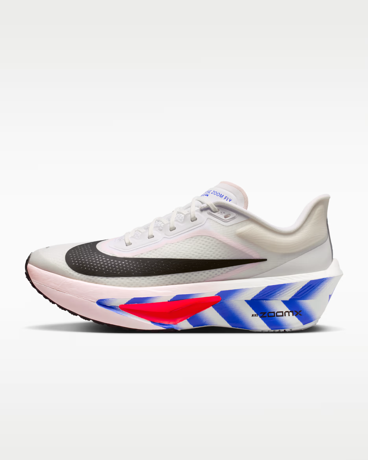 II7285-100 Nike Zoom Fly 6 "White/Silt Red/Racer Blue" (Men's)