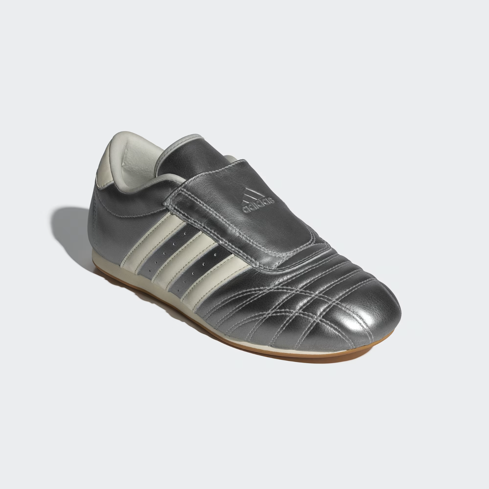 JS4023 adidas Originals Taekwondo Silver Metallic Off White Gum (Men's)