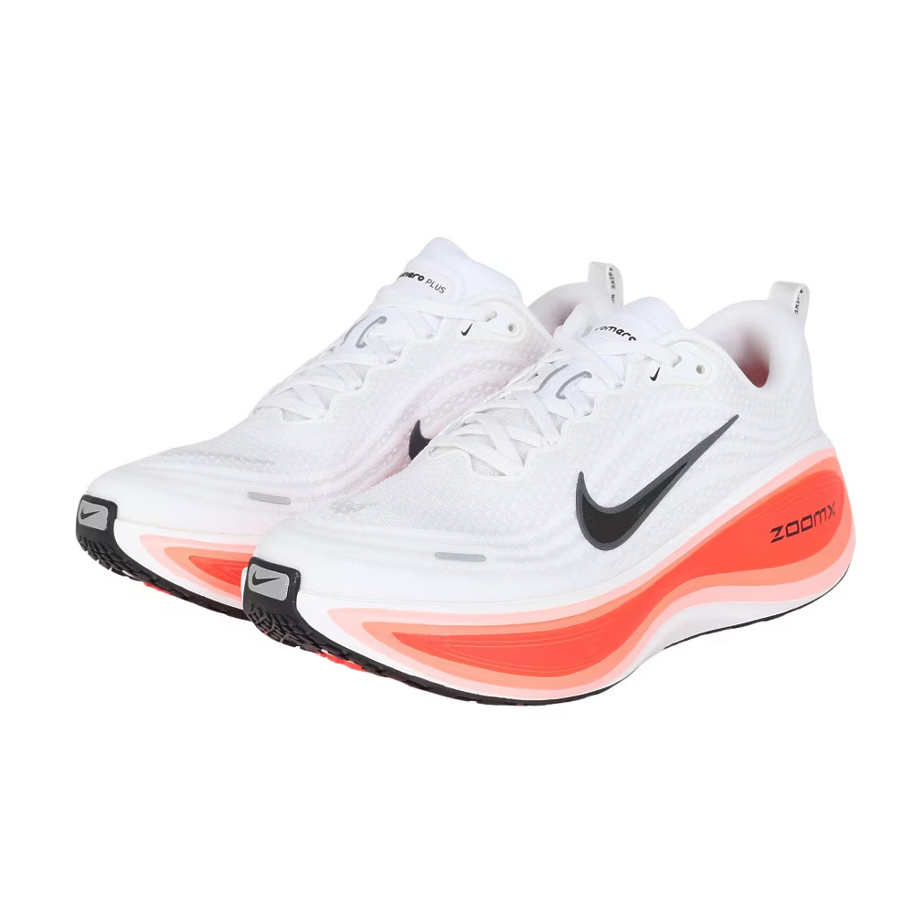 HV8150-100 Nike Vomero Plus White Bright Crimson Metallic Silver Black (Men's)