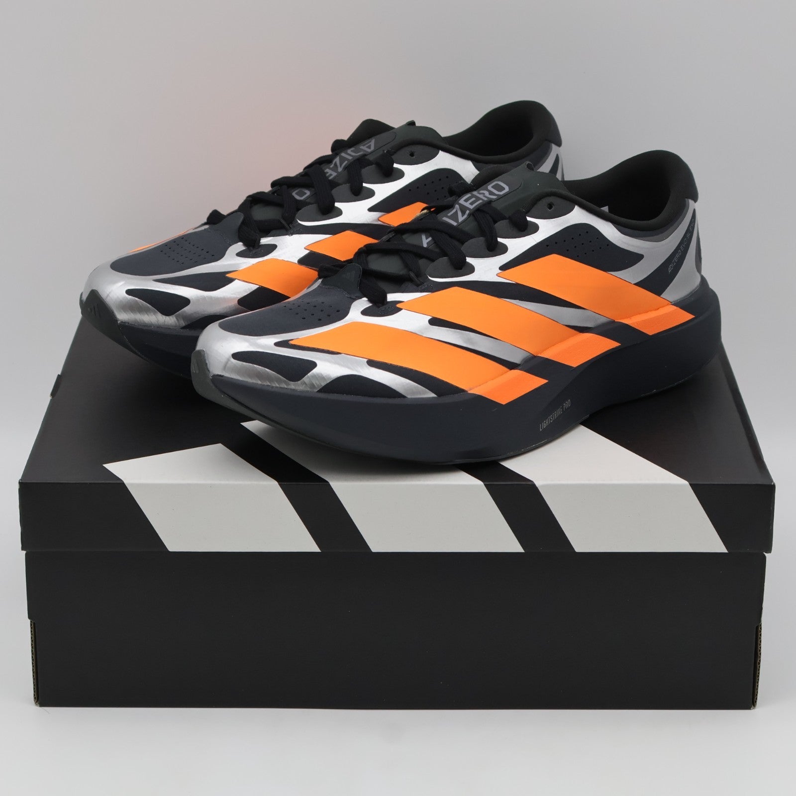 KI4766 adidas Adizero Evo Sl EXO Carbon Lucid Orange Silver Metallic (Men's)