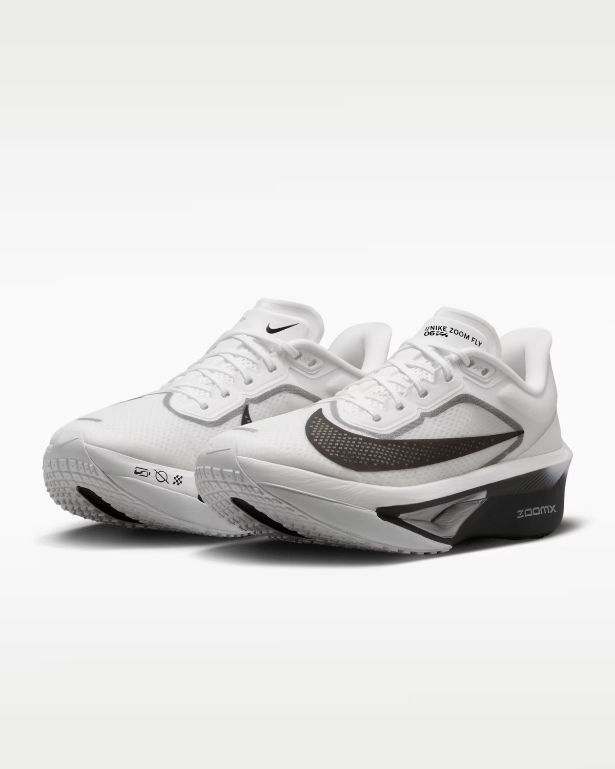 FN8455-100 Nike Zoom Fly 6 "White/Smoke Grey/Black" (Women's)