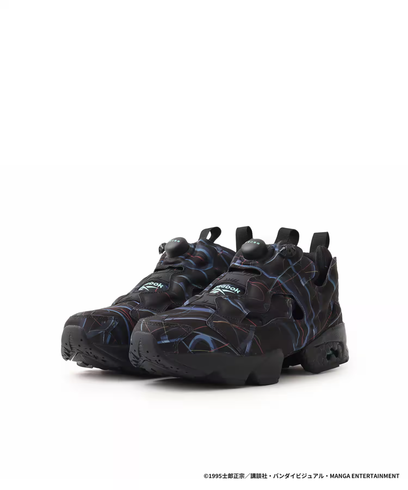 100249524 atmos Ghost in the Shell à Reebok Instapump Fury 94 Black (Men's)
