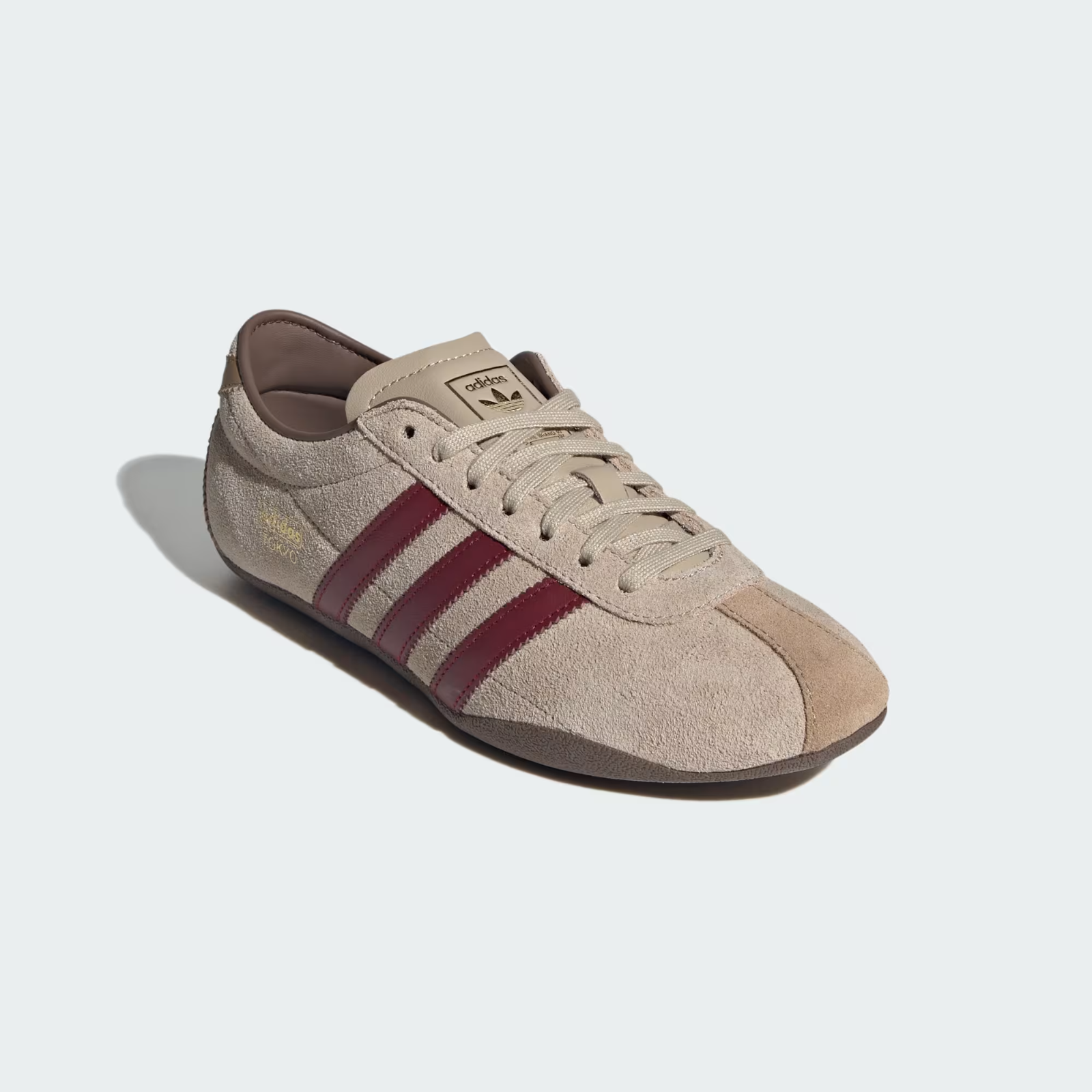 KJ0366 adidas Tokyo Stone Khaki Collegiate Burgundy (Men's)