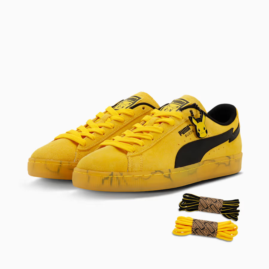 407020-01 Pokemon à Puma Suede "Pikachu" (Men's)