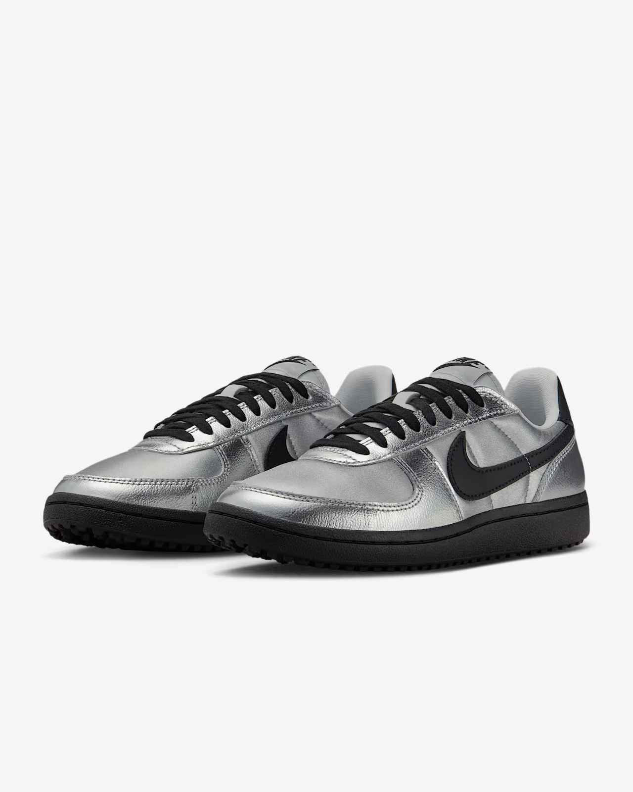 HQ7397-001 Nike Field General Metallic Silver Photon Dust White Black (Women's)