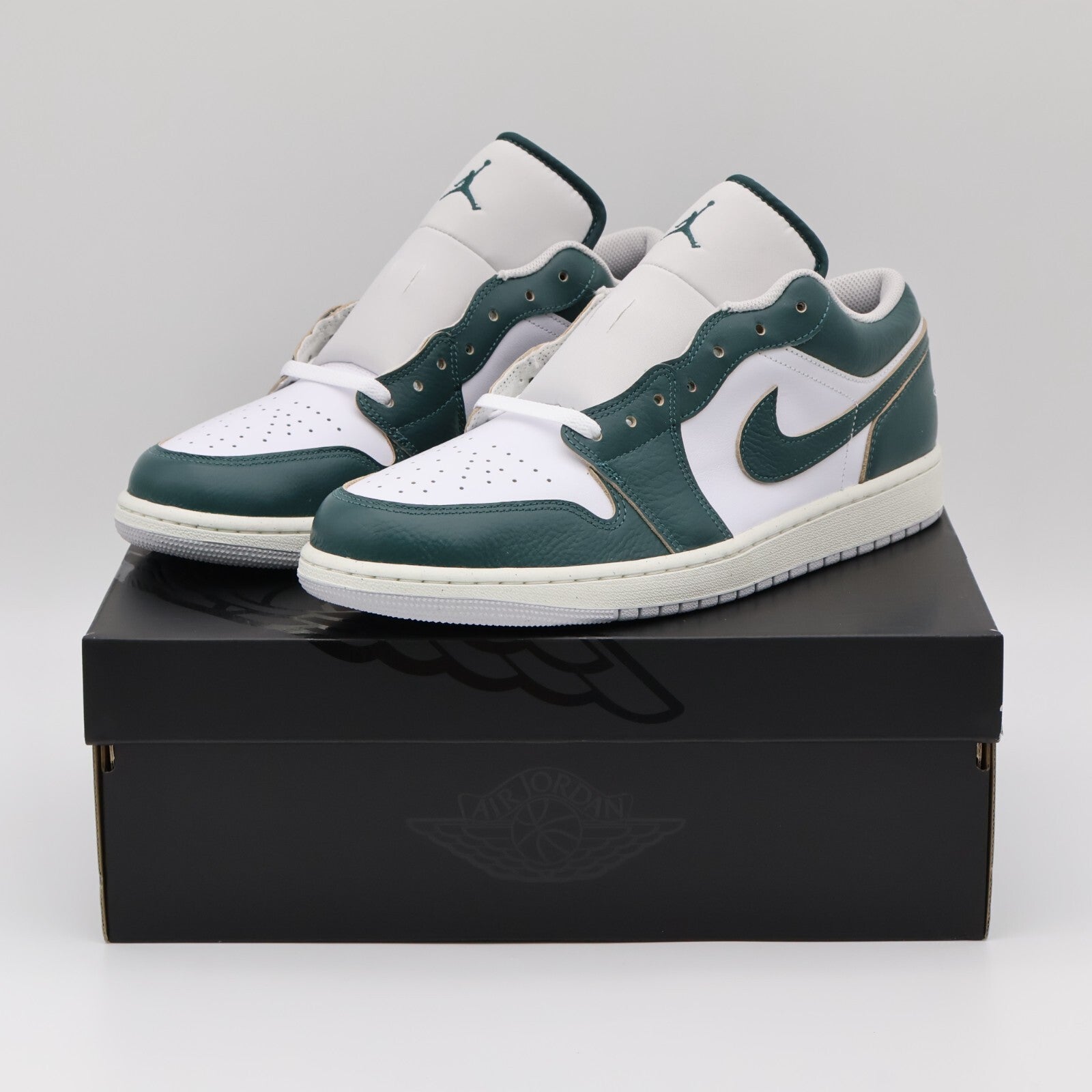 FQ7687-300 Nike Air Jordan 1 Low SE Oxidized Green White Sail (Men's)