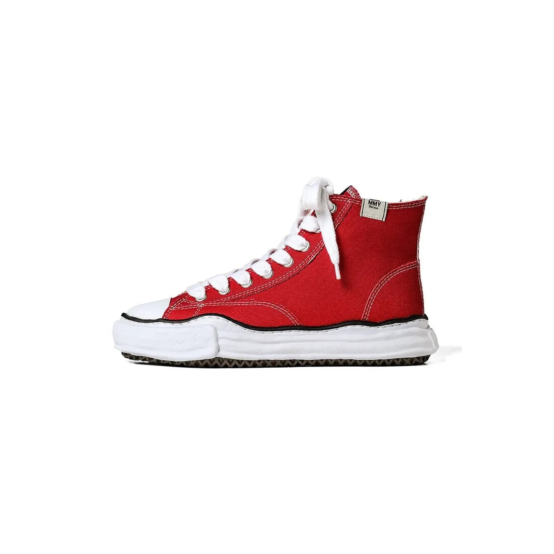 A01FW701-red Maison MIHARA YASUHIRO PETERSON Original Sole Canvas High-Top (Men'