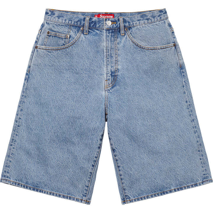 Supreme Baggy Denim Short Washed Indigo