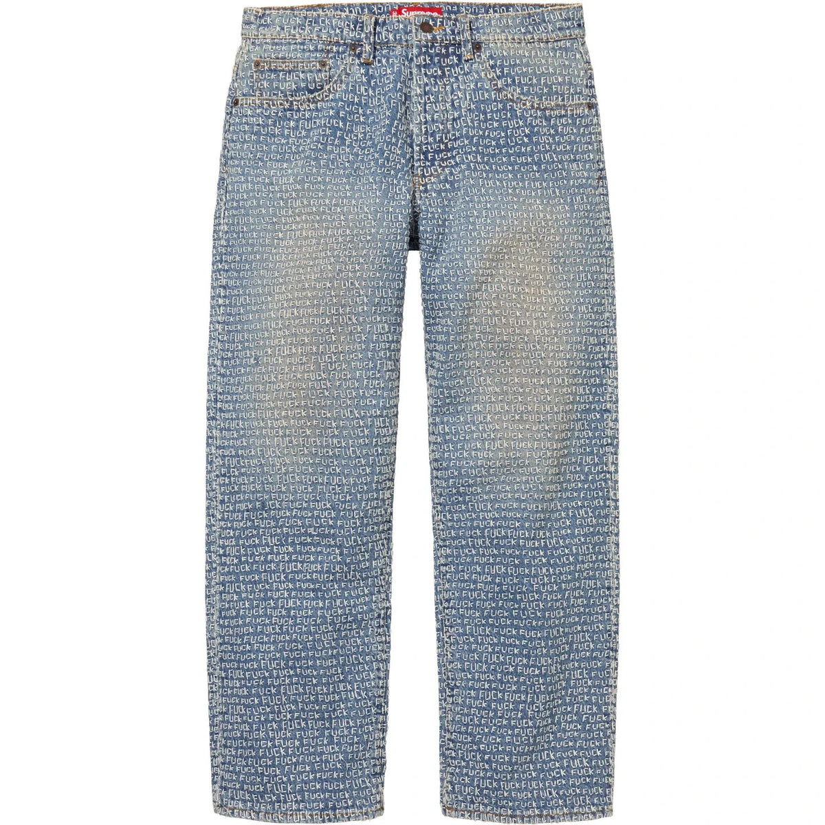 Supreme F*ck Stitch Loose Fit Jean Blue