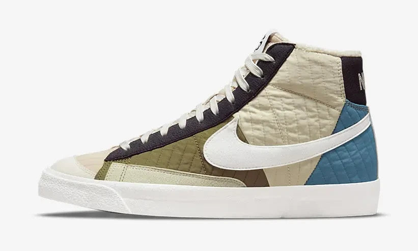 DD8024-200 Nike Blazer Mid '77 LX 'Patchwork Quilt' "Sail/Brown Kelp" (Men's)