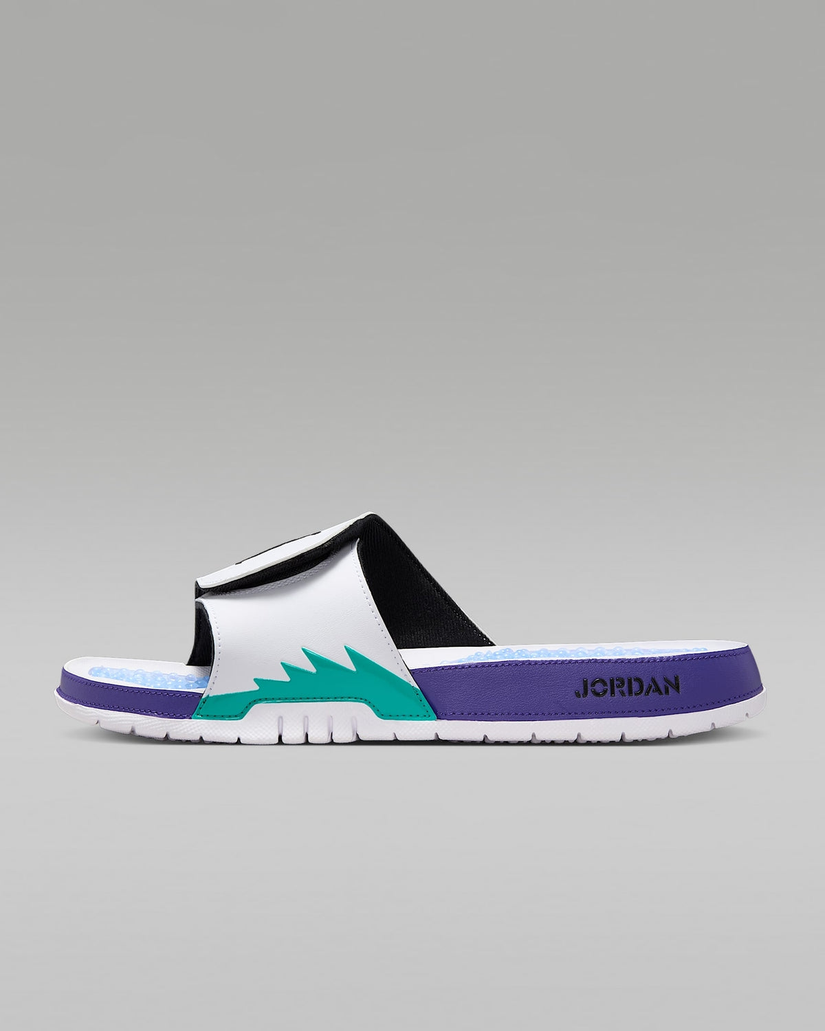 555501-103 Nike Jordan Hydro 5 Retro Slide White New Emerald Grape Ice (Men's)