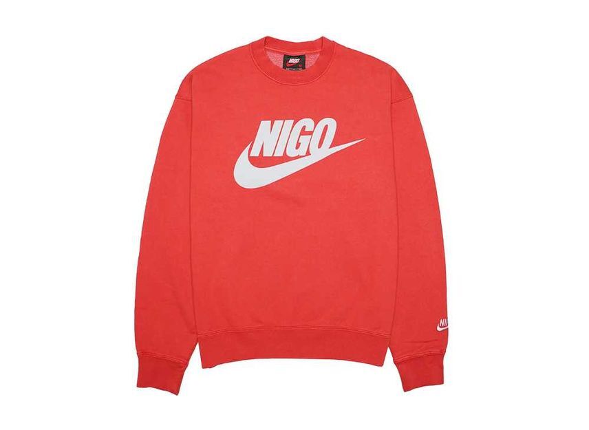NIGO Nike NRG Crew Fleece Redï¼NIGOï¼