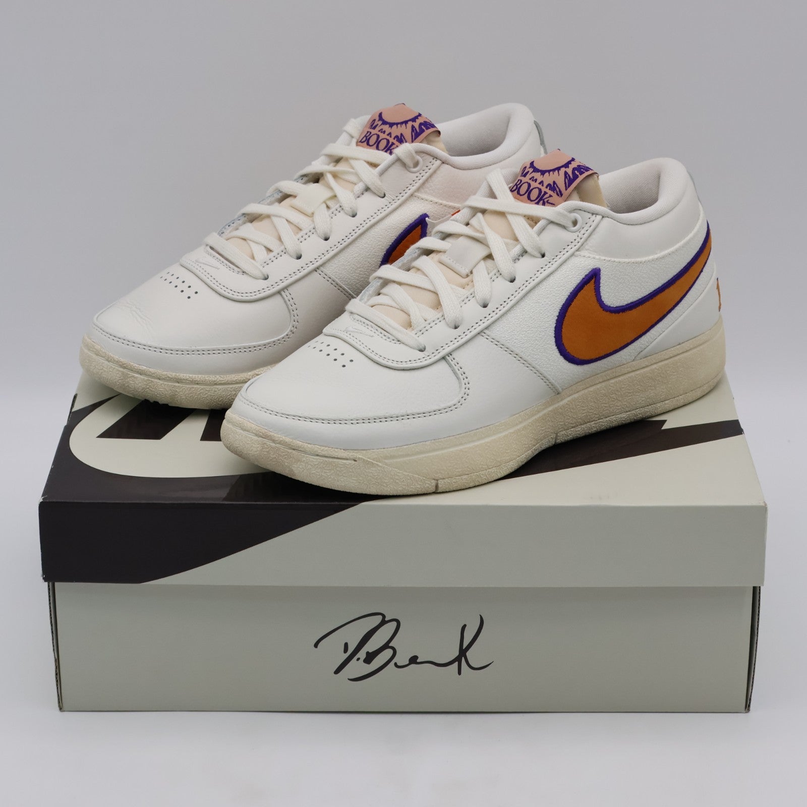 FJ4250-106 Nike Book 1 Sail Court Purple Clay Orange (Men's)