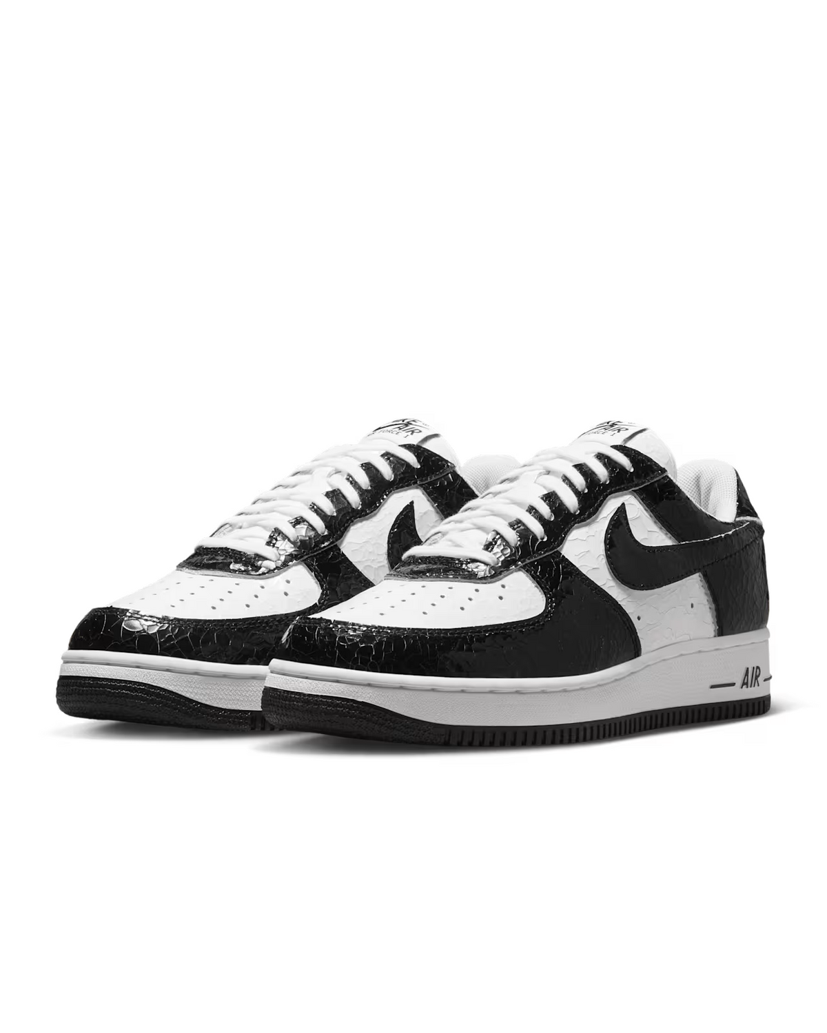 JA0248-300 Nike Air Force 1 Low Cracked Leather Pack "Black/White (Men's)