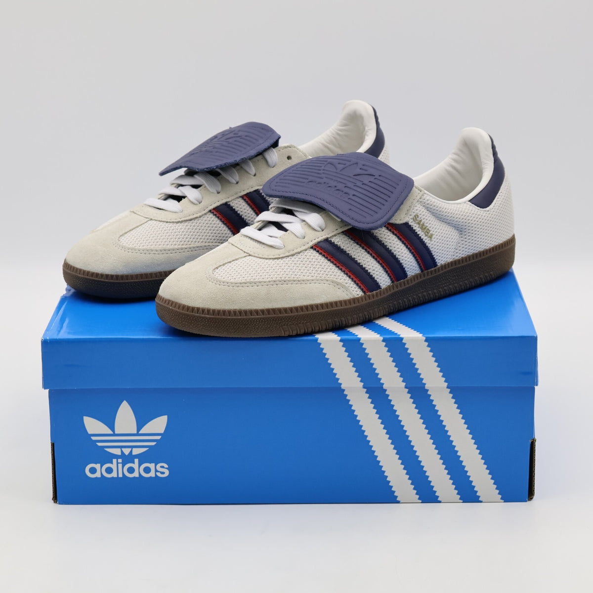 IE9169 adidas Originals Samba LT Crystal White Dark Blue Gum (Men's)