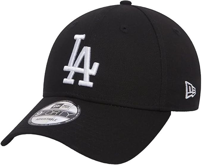 NEW ERA LA NYY 940 9FORTY League Basic Cap LA Black White