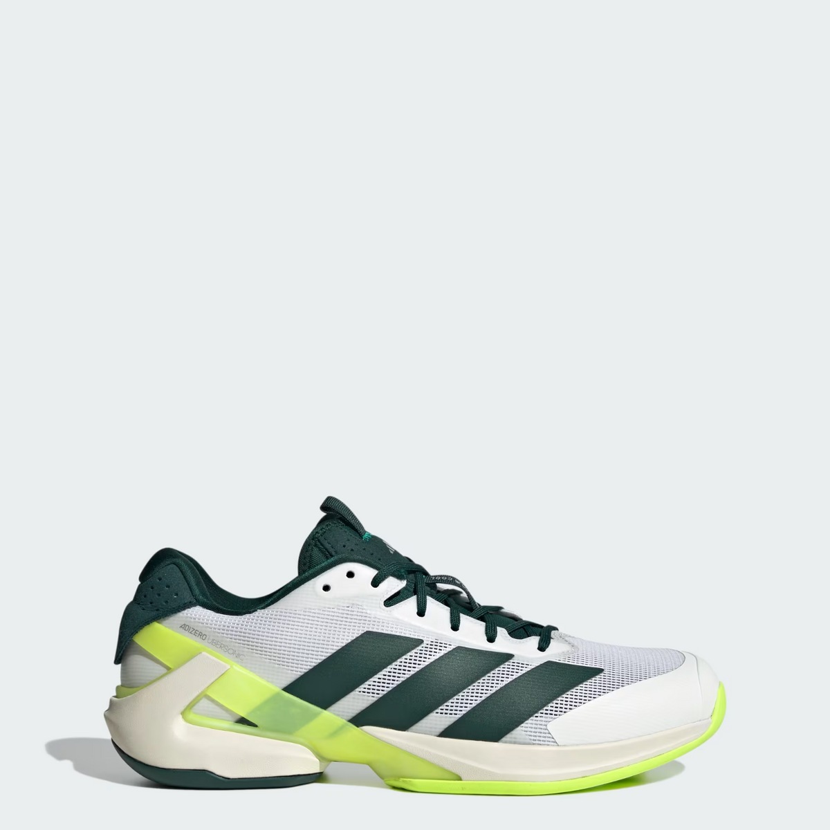 JR2714 adidas Adizero Ubersonic 5 Tennis Cloud White Aurora Ivy (Men's)