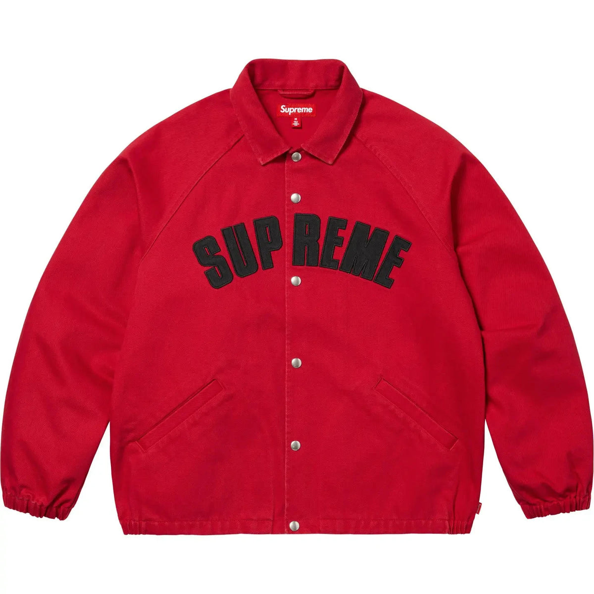 Supreme Arc Denim Coaches Jacket Red