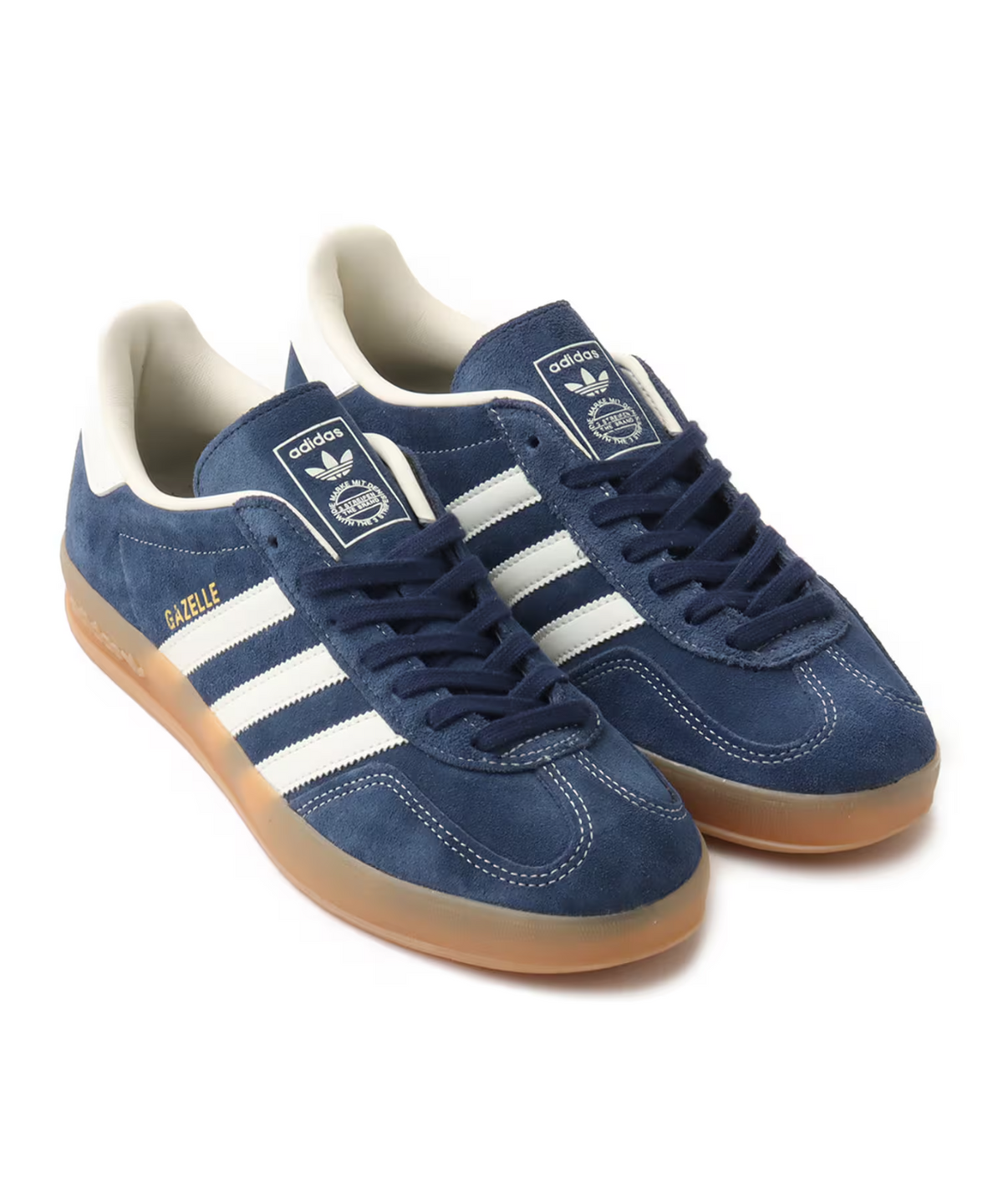 JQ8393 adidas Originals Gazelle Indoor Night Indigo Off White (Men's)