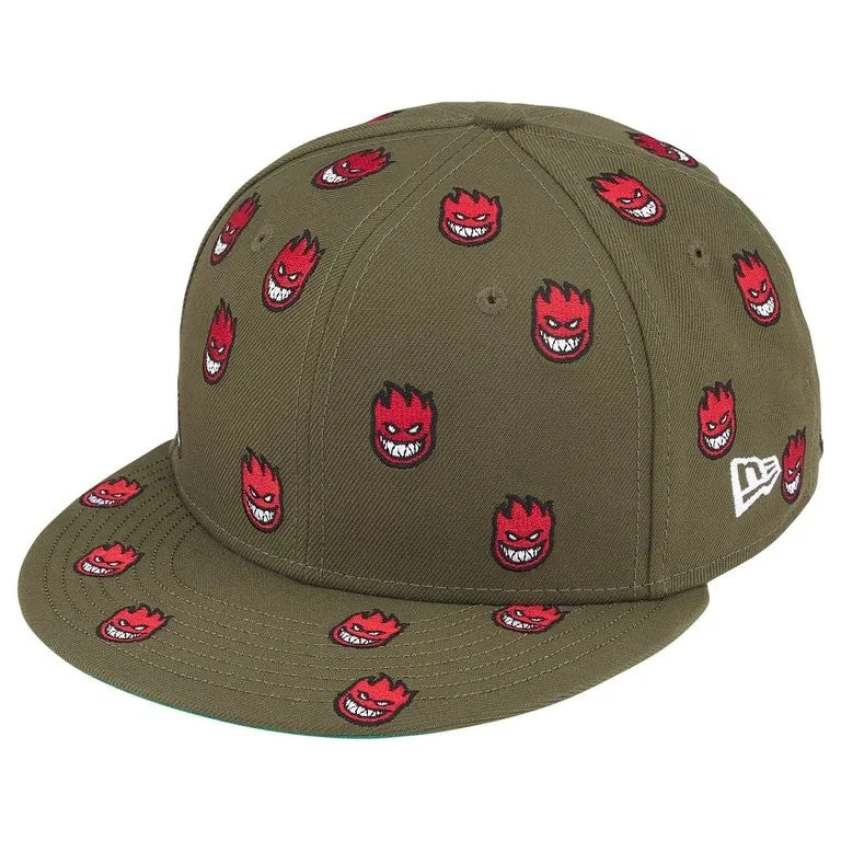 Supreme x Spitfire New Era Olive