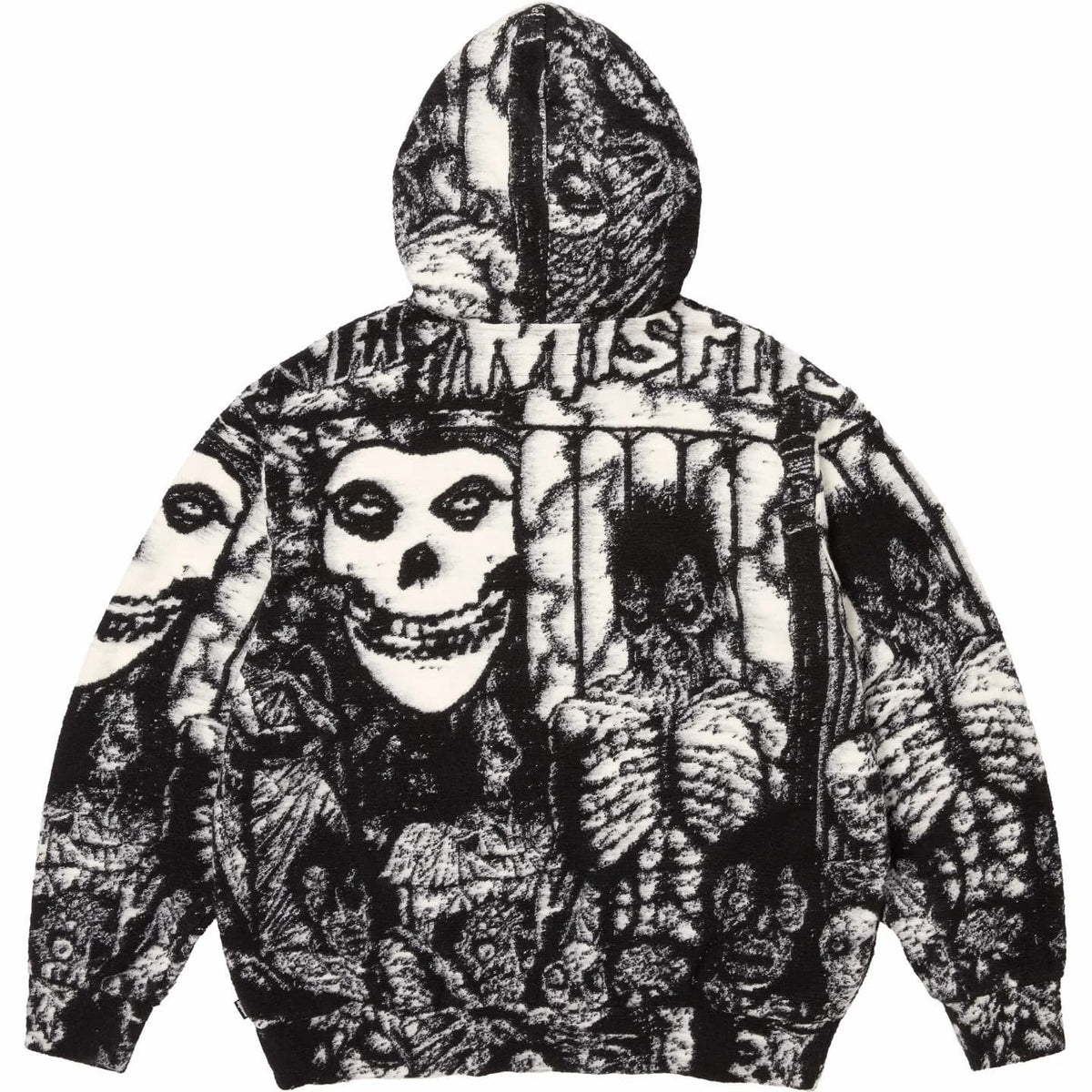 Supreme The Misfits Zip Up Hooded Sweater Black