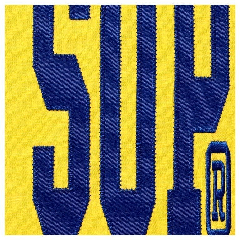 Supreme Stretch Appliqué S/S Top Yellow