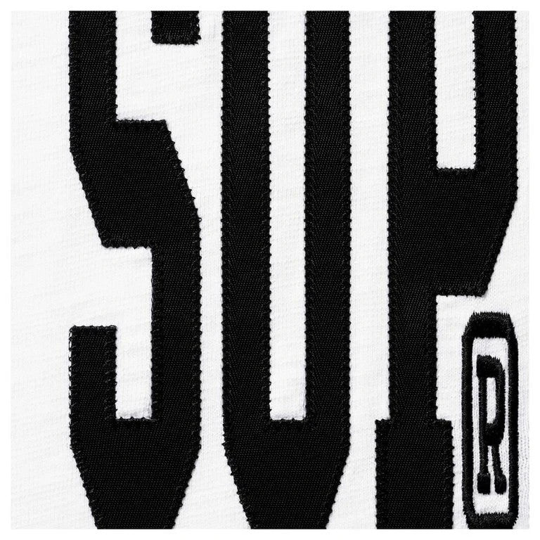 Supreme Stretch Appliqué S/S Top White