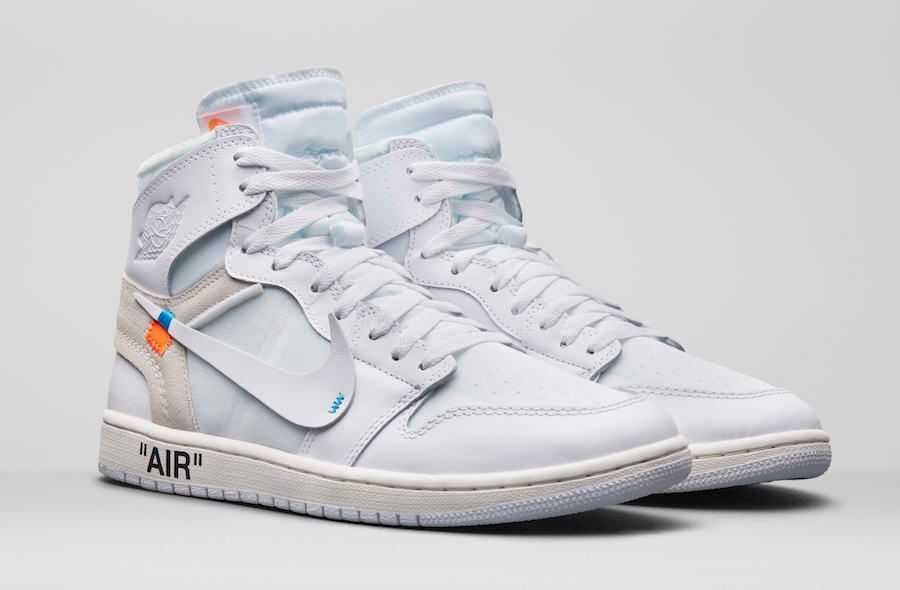 AQ0818-100 Off-White à Nike Air Jordan 1 Retro High White (Men's)