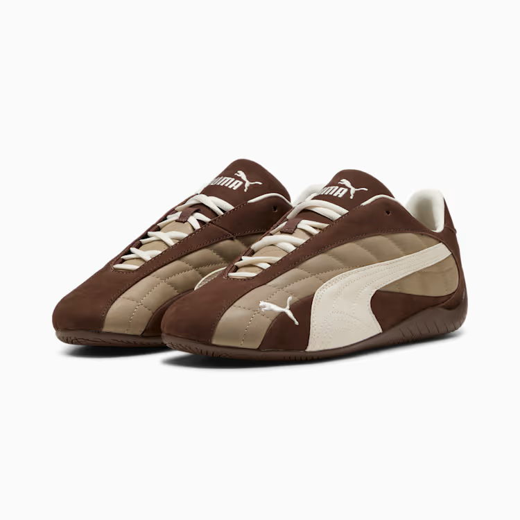 403429-01 Puma Speedcat Plus Quilted Espresso Brown Warm White (Men's)
